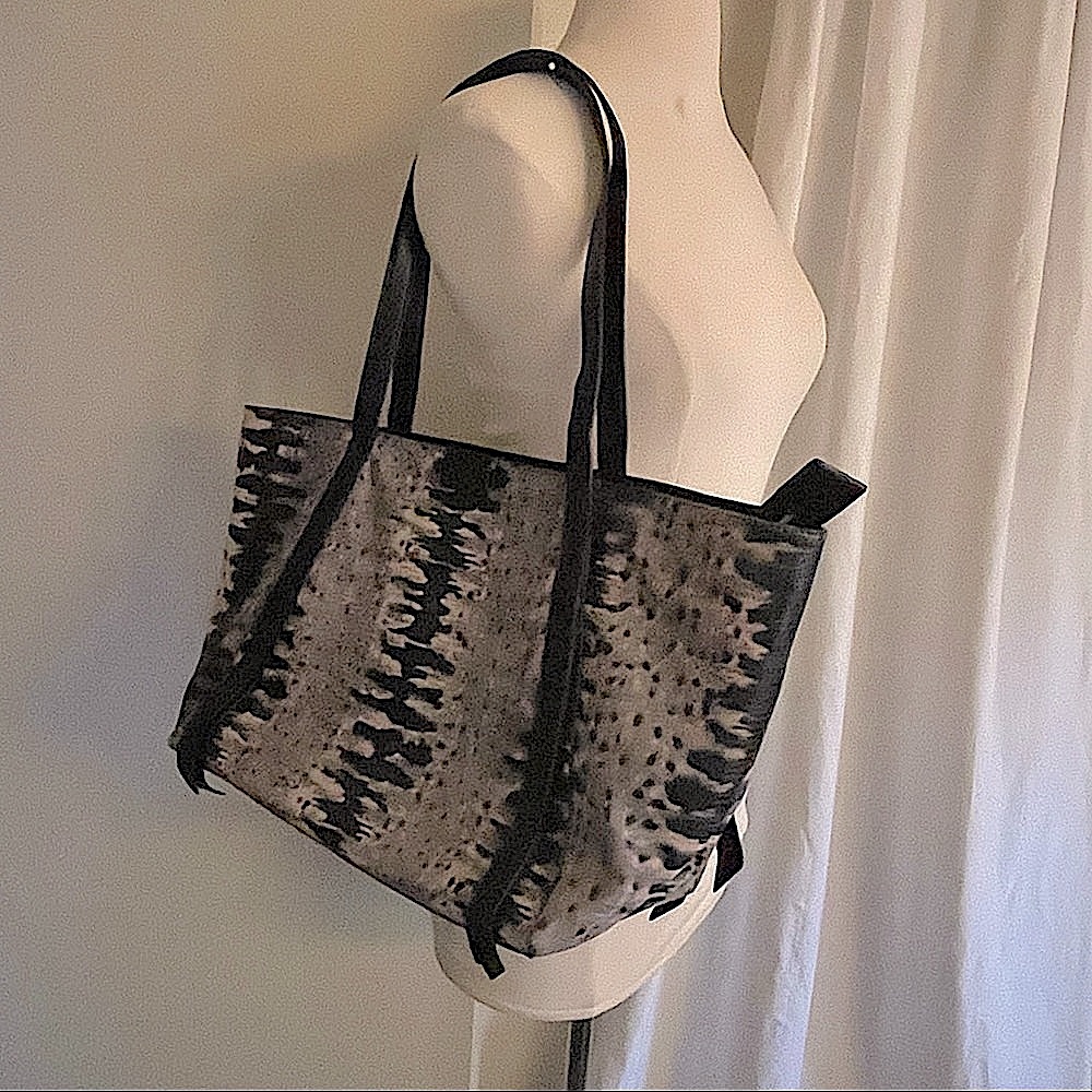 All Saints Holston East/west Camouflage Tote Bag Grey Multi designer carry all